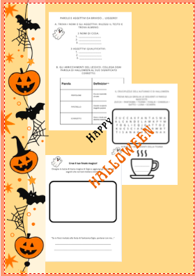 Mini-Book Halloween Inclusivo: Lettura, Comprensione e Giochi (No Paura)