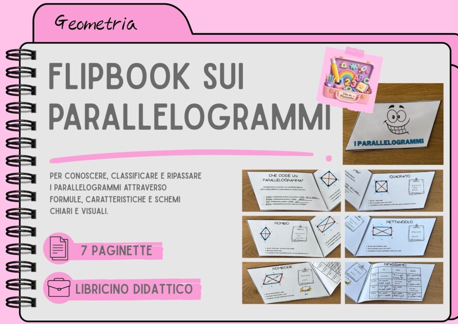 FLIPBOOK SUI PARALLELOGRAMMI di Vita da Mammestra