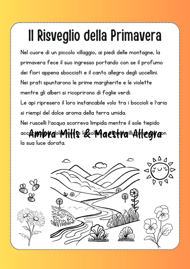 Primavera - Percorso Interdisciplinare classe 2