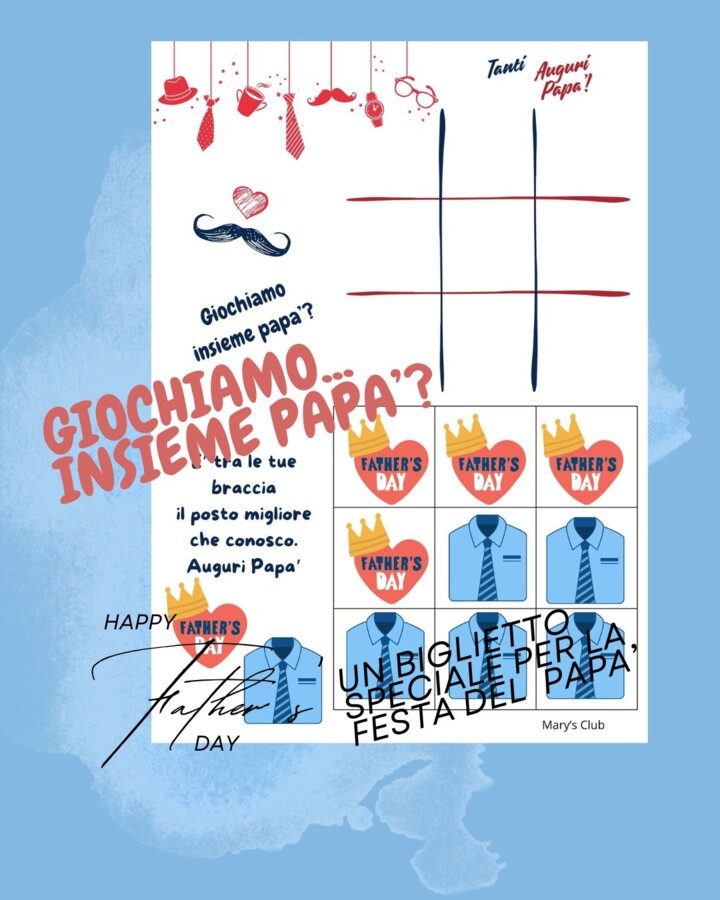 Festa del Papa'. Giochiamo...insieme Papa'?