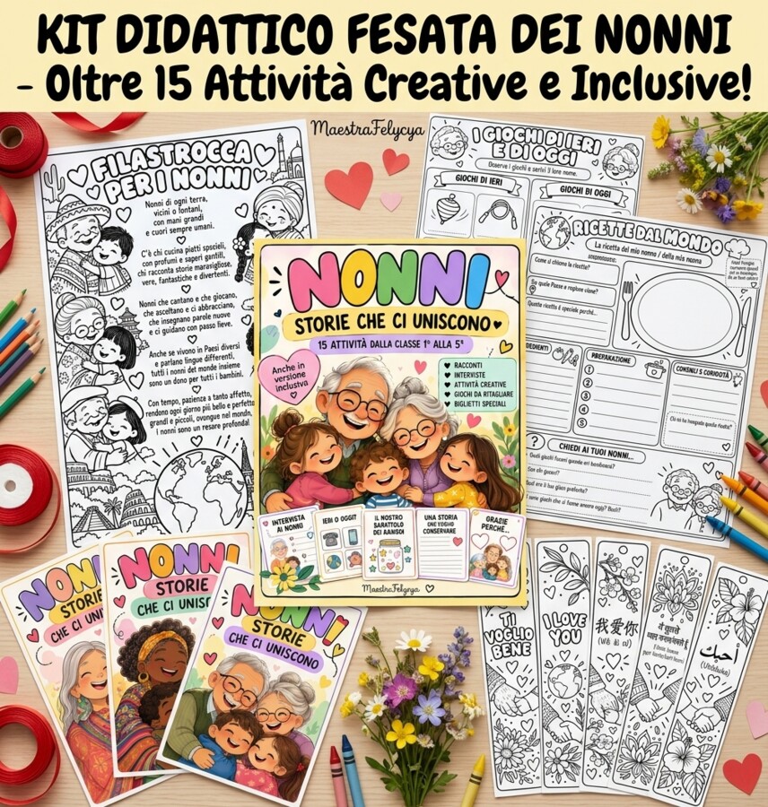 KIT festa dei nonni dalla 1 alla 5