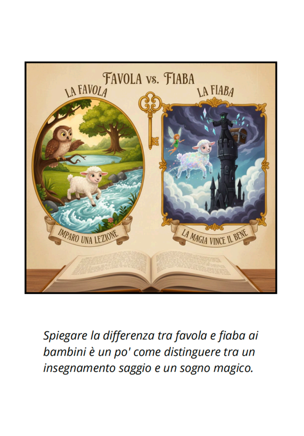 SPIEGAZIONE : COS'E' UNA favola e UNA fiaba ?