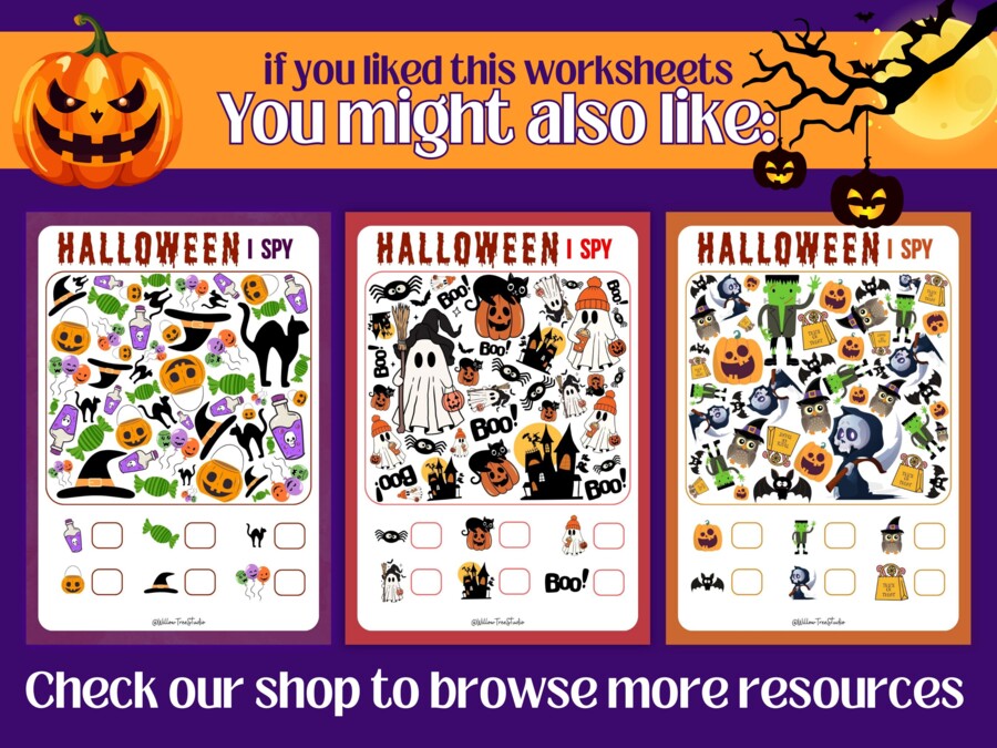 Memory di Halloween in INGLESE: Immagini e Vocabolario | Scuola Infanzia e Primaria (PDF A4) - English vocabulary - Trick or Treat!
