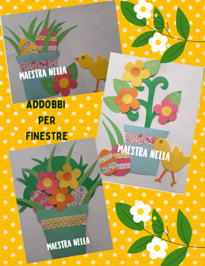 Pasqua, addobbi per finestre