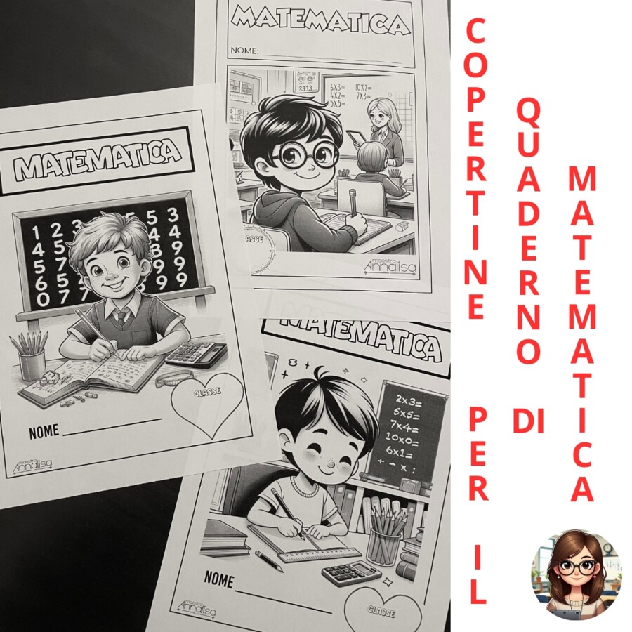 Copertine per il quaderno di matematica