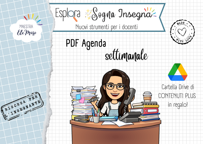 Agenda docente SETTIMANALE A.S. 2024/'25