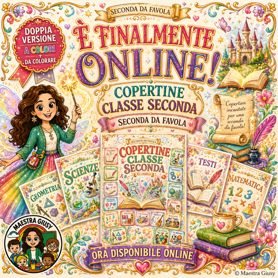 Copertine Seconda da Favola - Classe Seconda