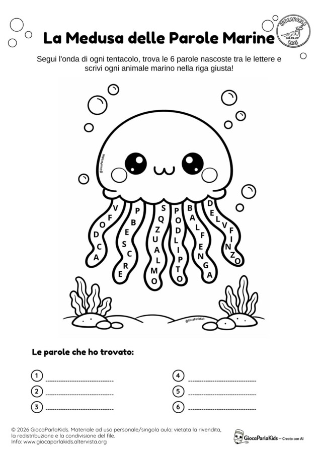IL MARE DELLE PAROLE CORRETTE