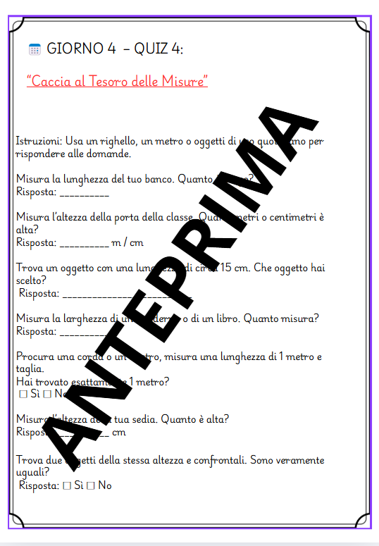 TORNEO FINALE DI MATEMATICA - CL.4