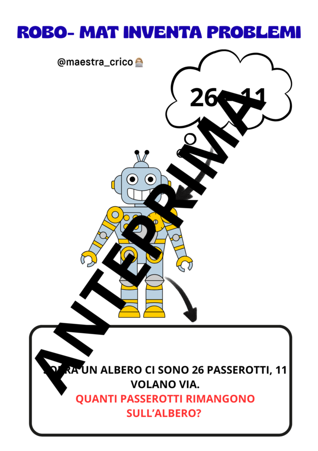 ROBO-MAT. L'INVENTA PROBLEMI
