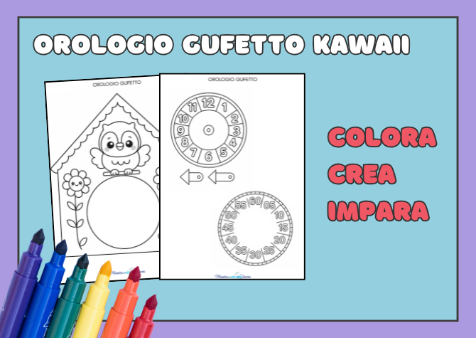 Orologio gufetto kawaii