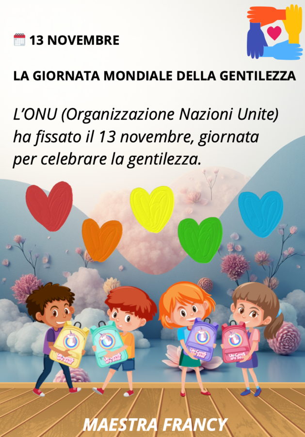LA GIORNATA MONDIALE DELLA GENTILEZZA