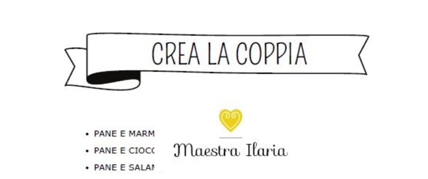 Crea la coppia di lavoro
