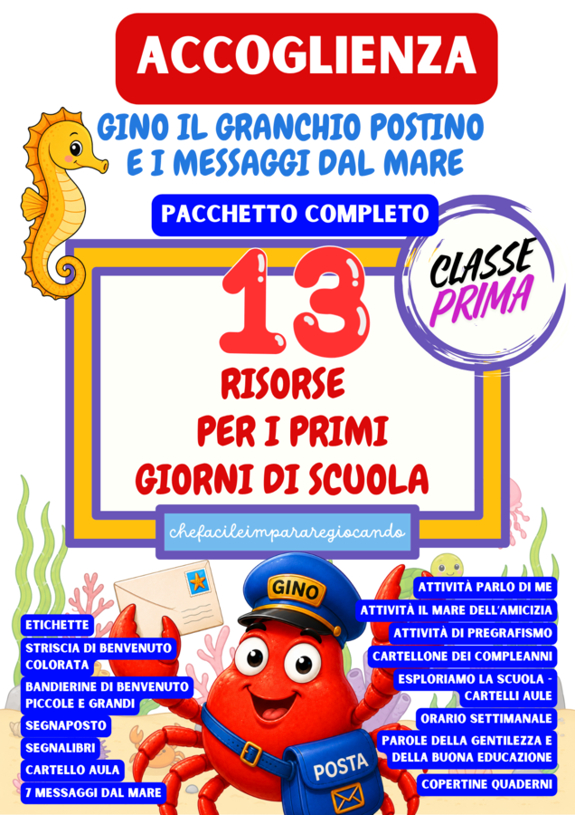 ACCOGLIENZA PRIMA - GINO IL POSTINO E IL MARE DELL'AMICIZIA