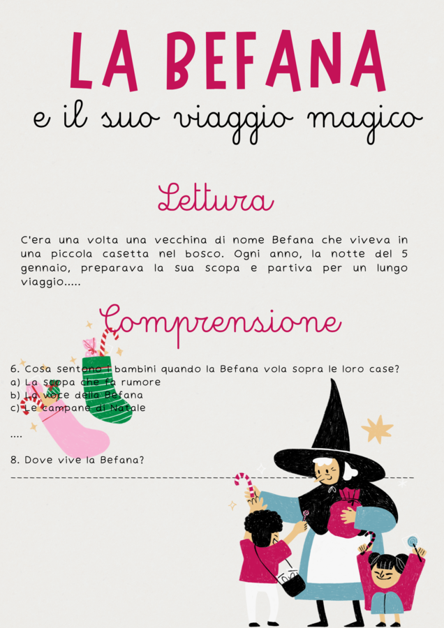 La Befana: Lettura e Comprensione