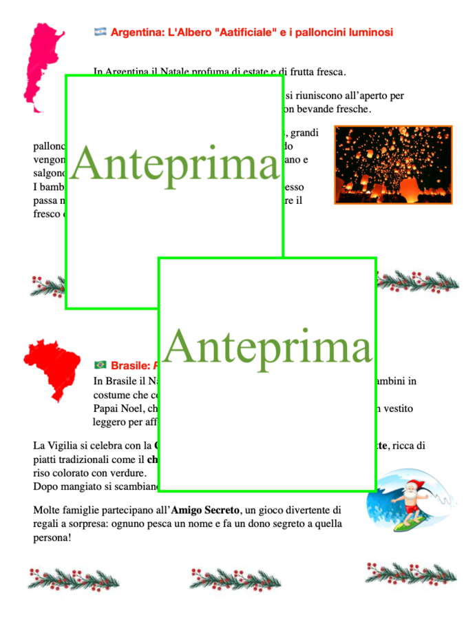 Atlante delle tradizioni di Natale- un percorso per la geografia e l'educazione civica classi 3-5