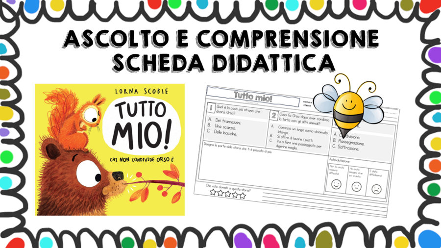 Tutto mio - scheda didattica comprensione