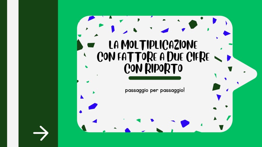 MOLTIPLICAZIONE CON DUE CIFRE AL SECONDO FATTORE- I PASSAGGI