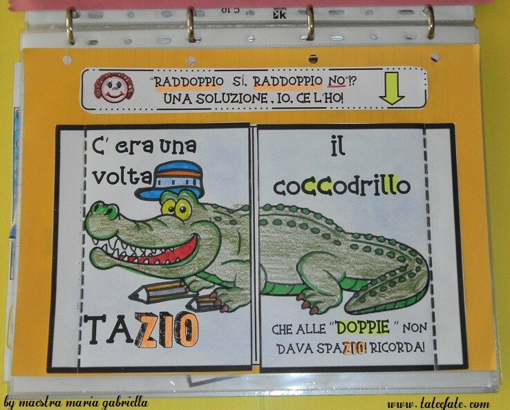 Doppie o non doppie con il coccodrillo Tazio
