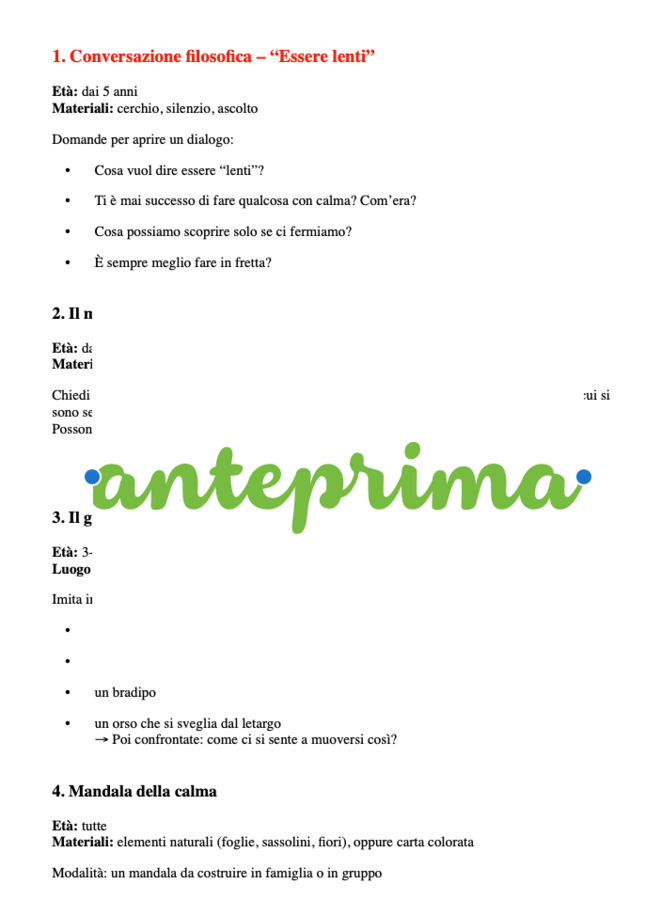 Un passo alla volta; accoglienza e pedagogia del tempo lento per i primi giorni di scuola e non solo