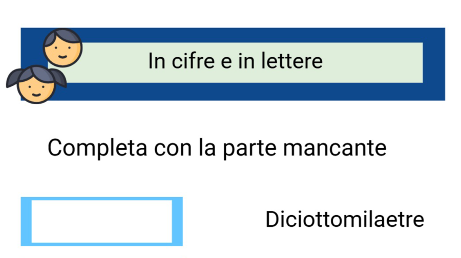 In cifre e in lettere