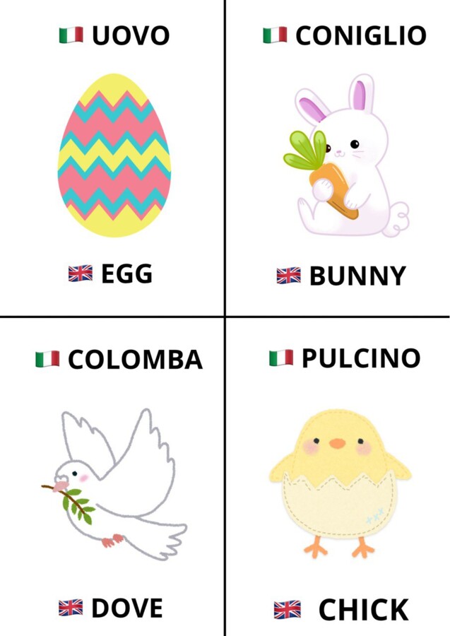 EASTER FLASHCARDS