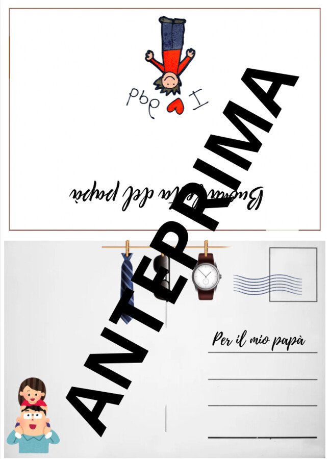 Cartoline di auguri per la festa del papà