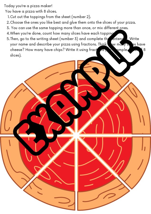 Pizza fractions - frazioni con gusto!