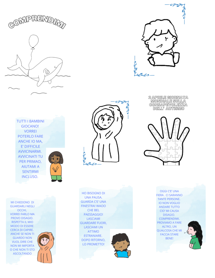 Album illustrato Spettro autistico: 2 aprile