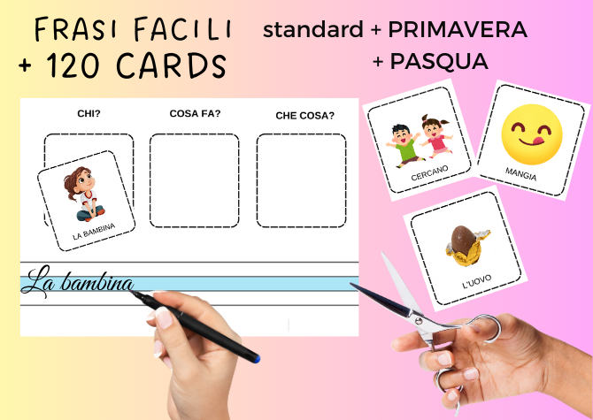 FRASI FACILI: kit da 120 cards