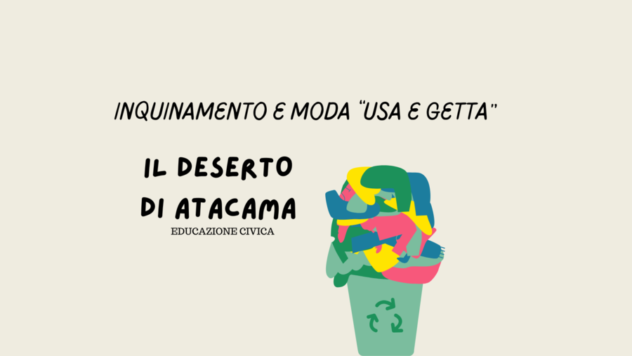 EDUCAZIONE CIVICA - LA MODA USA E GETTA