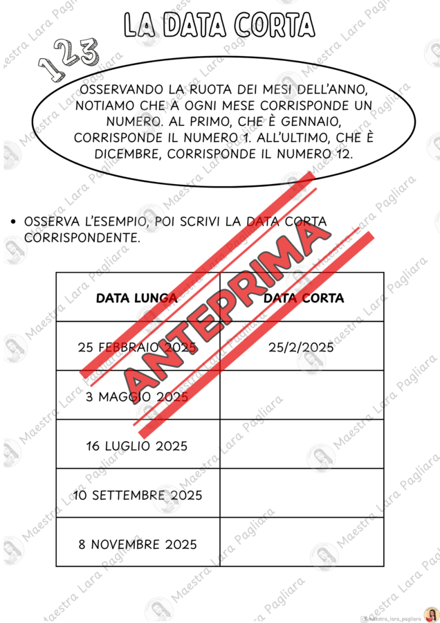 I mesi - percorso completo
