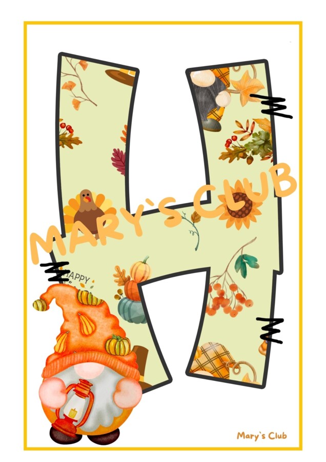 Autunno.Striscione"HELLO AUTUMN"