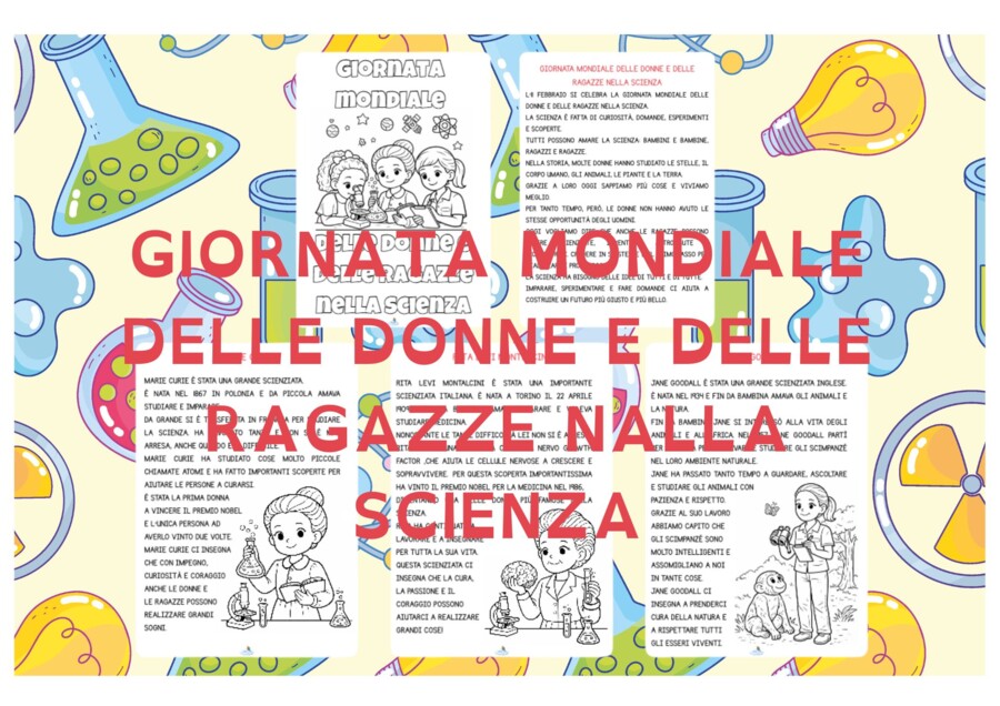 GIORNATA MONDIALE DELLE DONNE E DELLE RAGAZZE NALLA SCIENZA