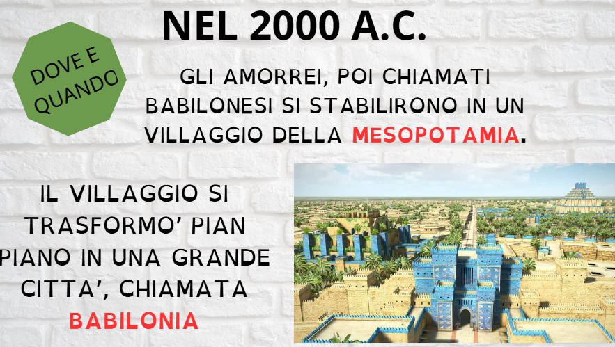 Presentazione semplificata sui Babilonesi