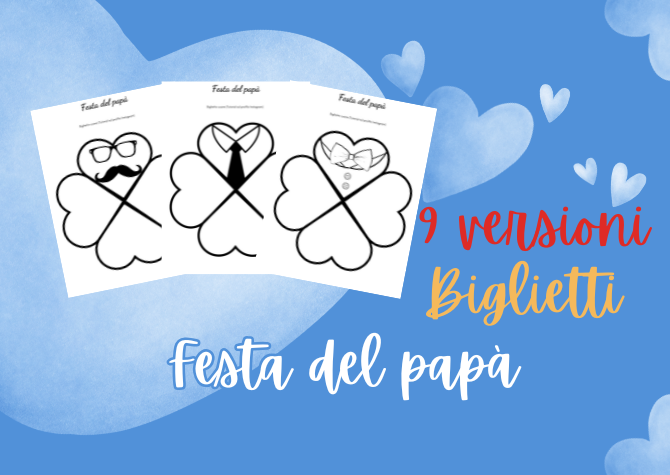 Biglietti Festa del papà