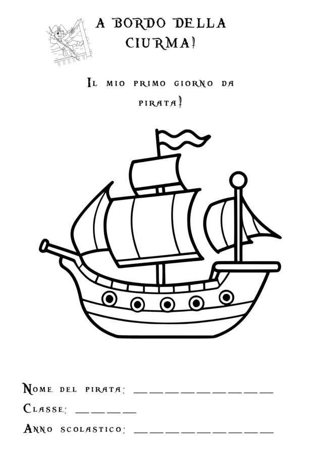 🏴‍☠️✨ Pacchetto accoglienza a tema PIRATI! ✨🏴‍☠️