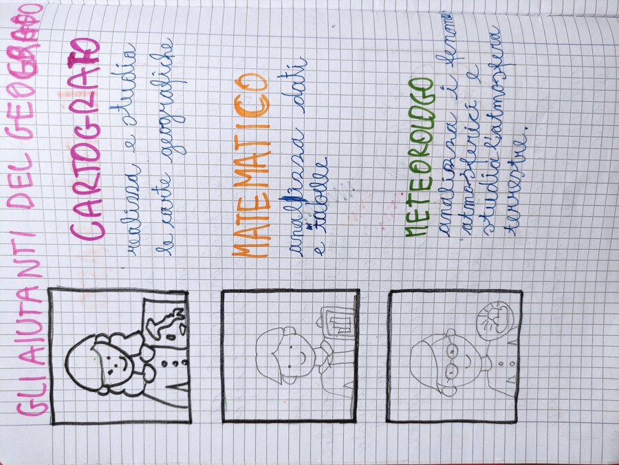 QUADERNO DI GEOGRAFIA classe 4^ - per tutto l'anno scolastico