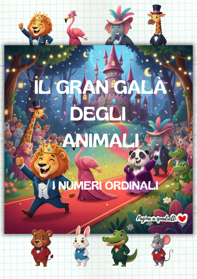 I numeri ordinali, il gran galà degli animali