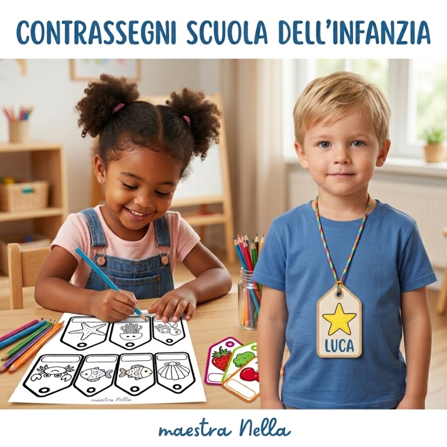 contrassegni scuola dell'infanzia
