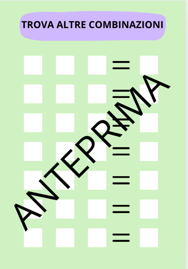 Calendario matematico/classe quarta