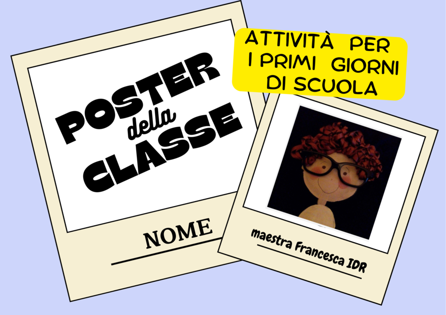 POSTER DELLA CLASSE COLORATO (decorazione d'aula)