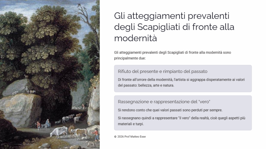 La Scapigliatura e la Cultura Post-Unitaria | Presentazione PPTX Pronta per la Classe