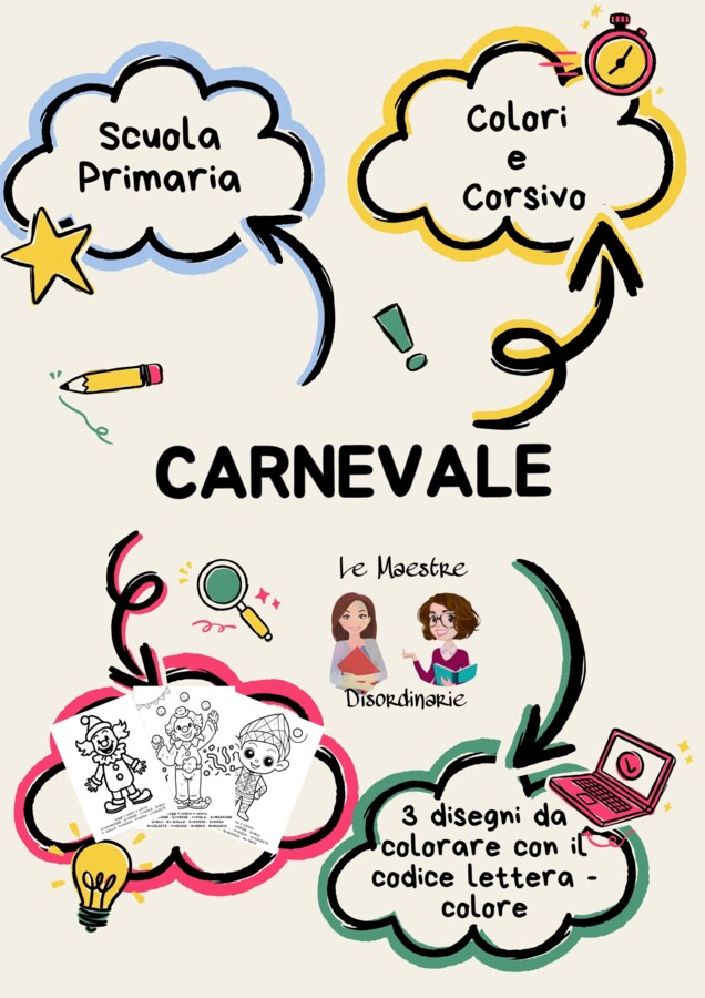 Carnevale tra lettere e colori