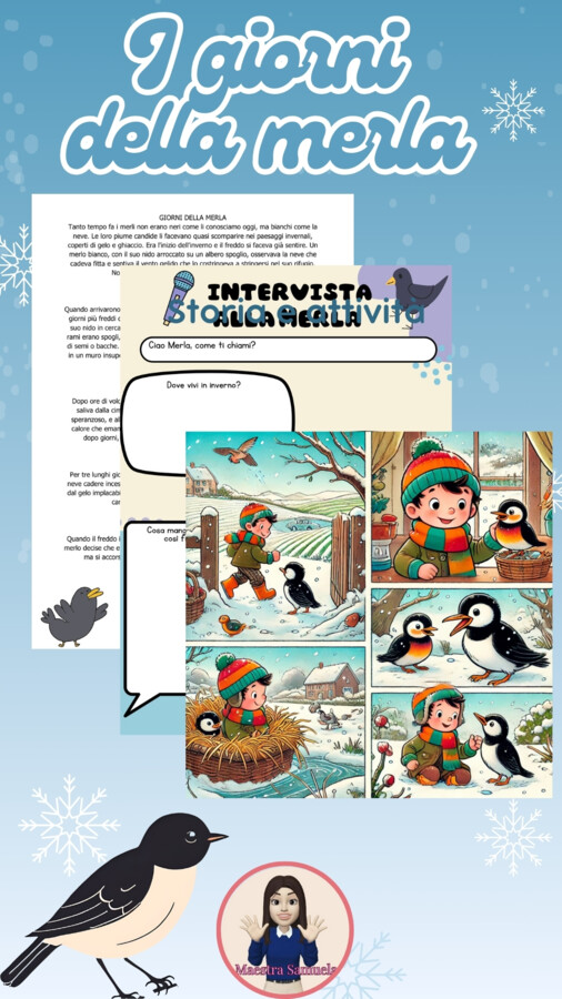 🎥 Intervista alla Merla e Incontro Fantastico 🌨️🐦