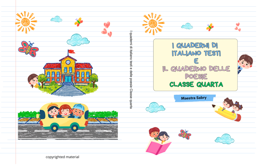 I Quaderni di italiano testi  e delle poesie classe quarta