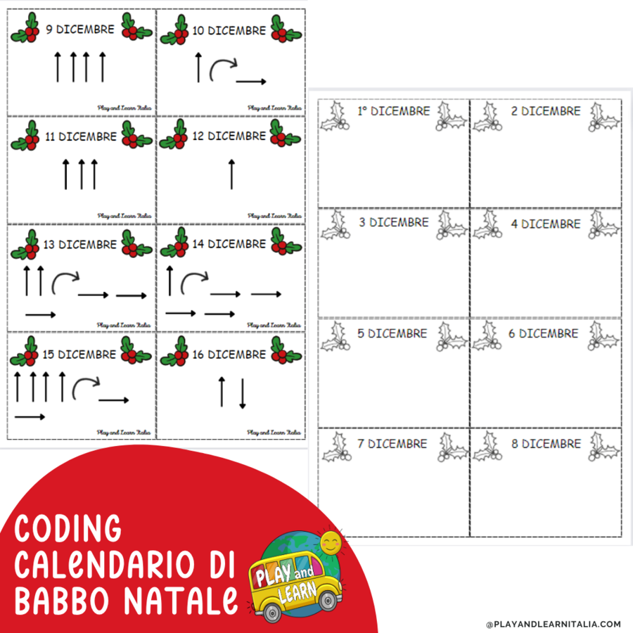 CODING-CALENDARIO PER ASPETTARE BABBO NATALE