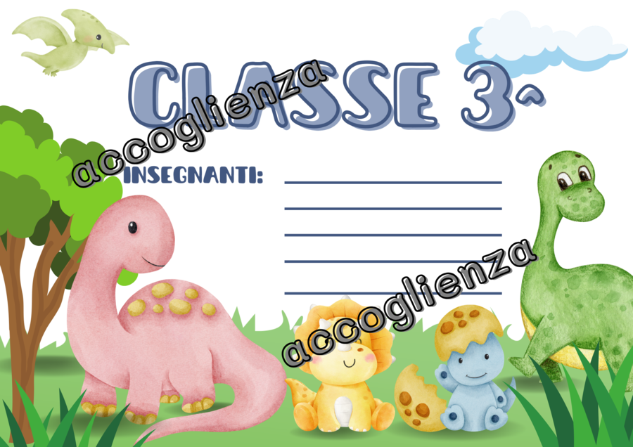 Accoglienza in classe terza - cartello per la classe