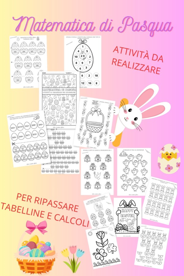 MATEMATICA DI PASQUA, attività da realizzare per ripassare!