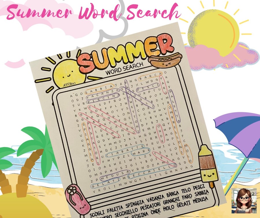 Summer Word Search